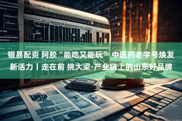 银易配资 阿胶“能吃又能玩” 中医药老字号焕发新活力丨走在前 挑大梁·产业链上的山东好品牌