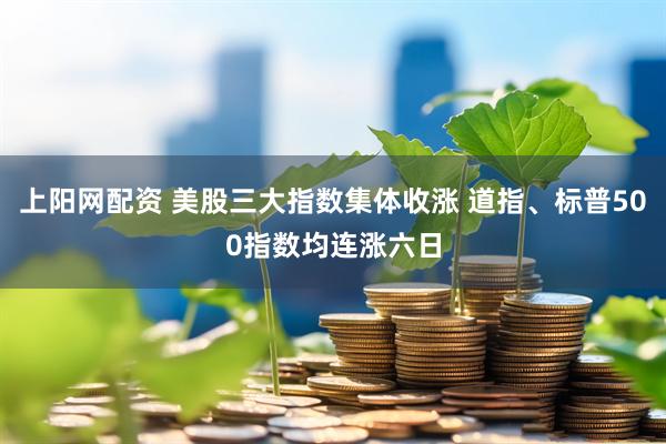 上阳网配资 美股三大指数集体收涨 道指、标普500指数均连涨六日